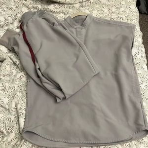 FIGS cement color scrubs!